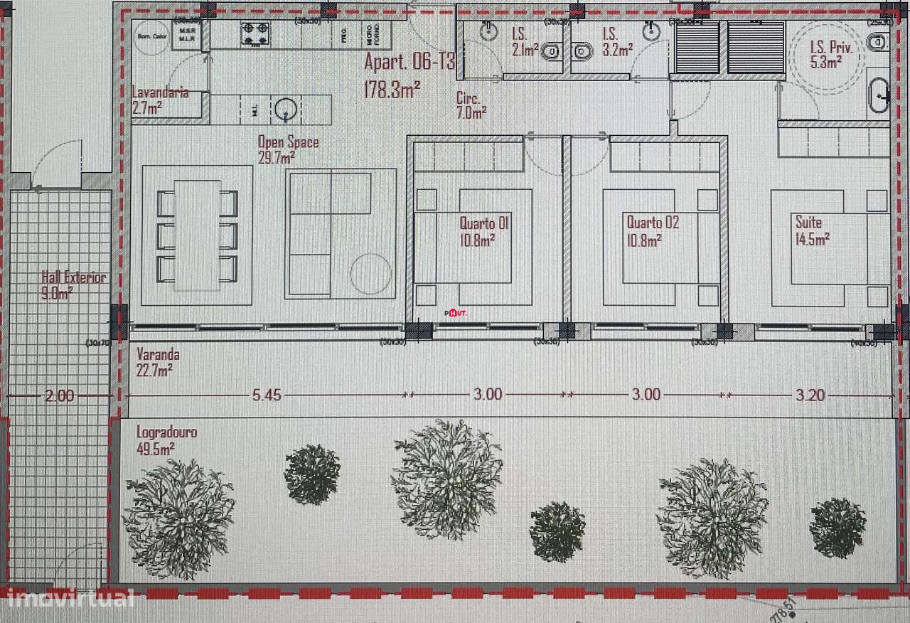 Apartamento T3 - Lousada-Centro-6