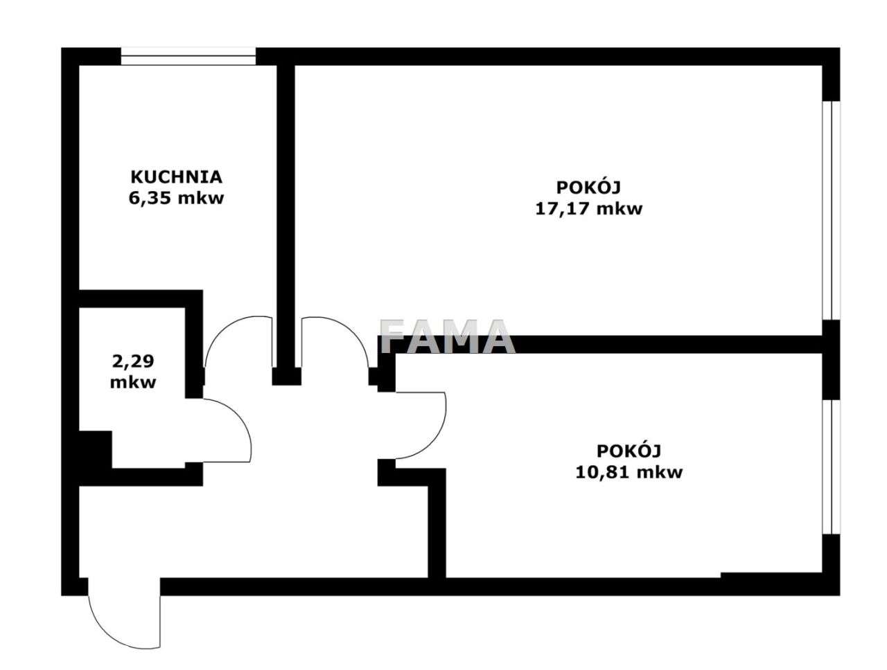 2-pok., parter, 44,85 m2, Śródmieście, Wolne !-1