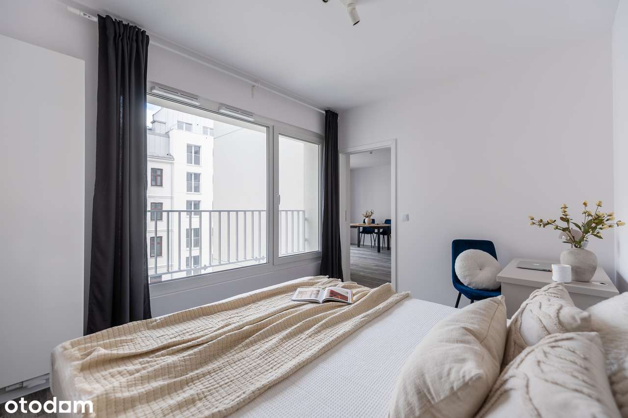 Nowe 2 -pokojowe mieszkanie, idealna lokalizacja, metro Wileńska - Pełny obrazek: 5/7