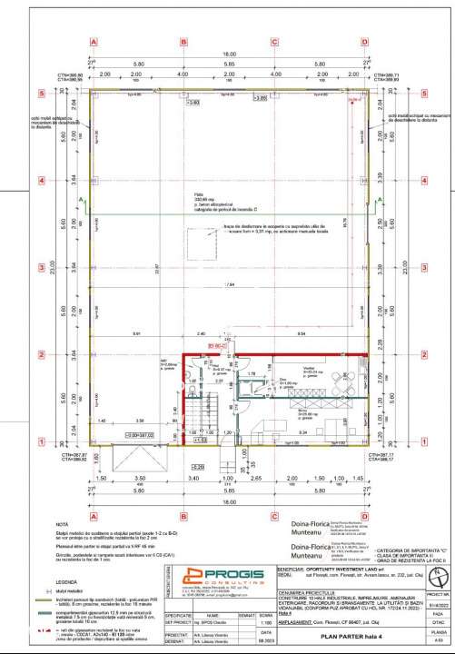 Hala de inchiriat, 420 mp, zona Parc Logistic Gilau-Floresti, Acces au - Imagine principală: 2/3