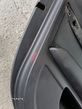 Boczek Drzwi Lewy/Prawy Tył Tylni Audi A6 C6 Sedan/Kombi Skóra Czarny - 4