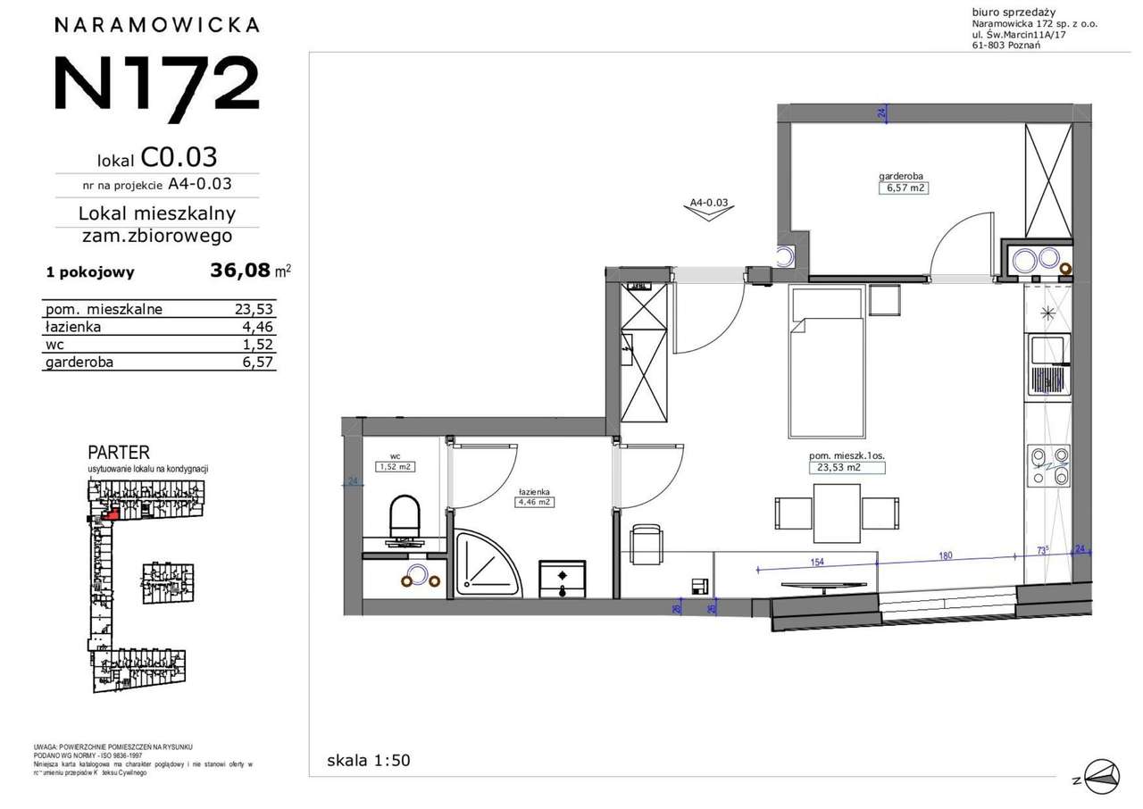 1-pokojowe mieszkanie 36m2 Bezpośrednio - Pełny obrazek: 2/9