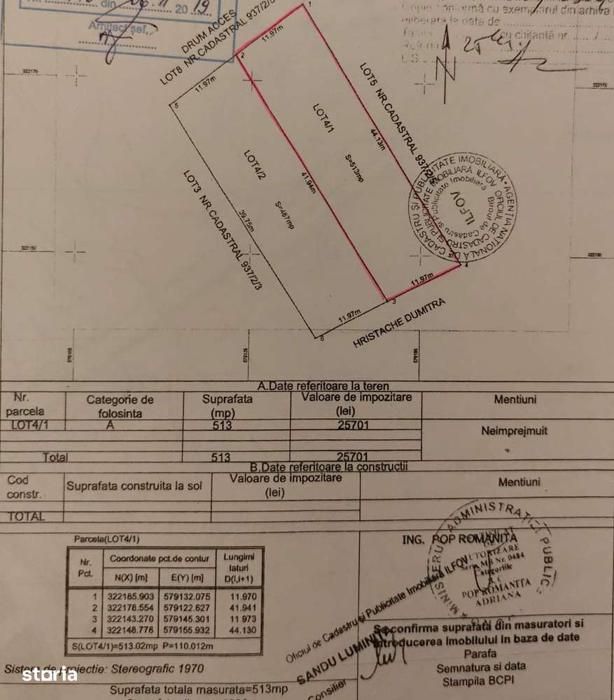 Teren intravilan de vânzare Bragadiru,str. Ghidigeni, lângă Parcul Nou-1