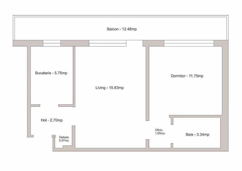 Apartament 2 camere Brancoveanu Marie Curie — fotografia 3