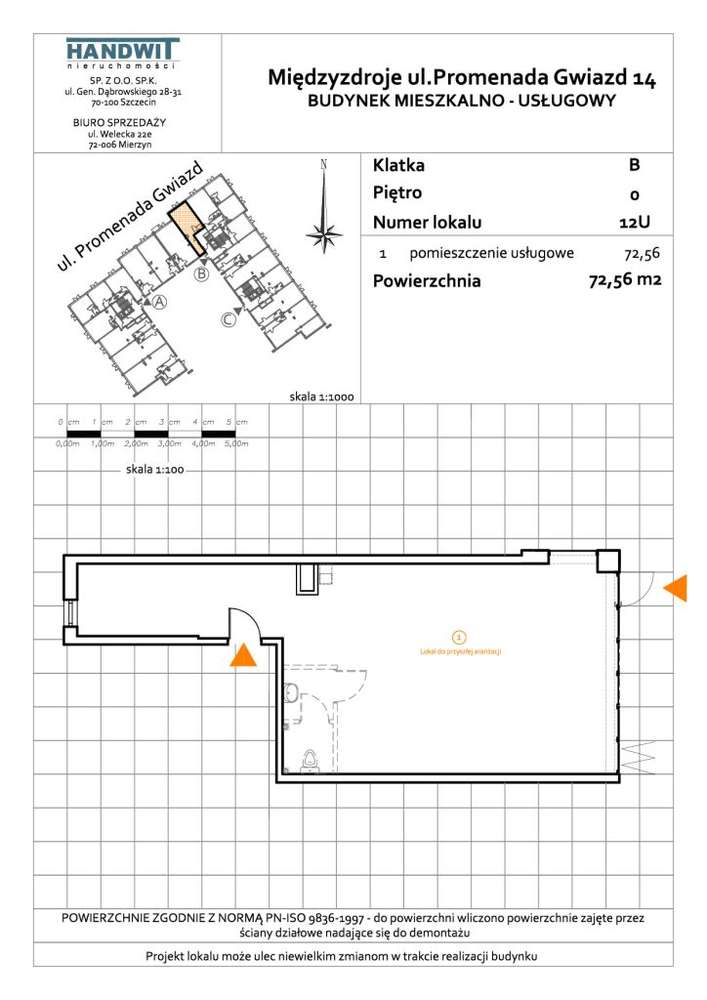 Na sprzedaż lokal usługowy przy samej Promenadzie-9
