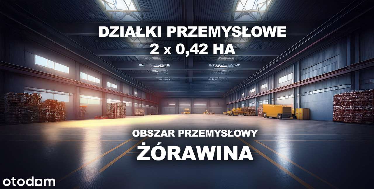 2x 4200 m2 Przemysłowo-usługowa, pełne media, ŻÓRAWINA-3