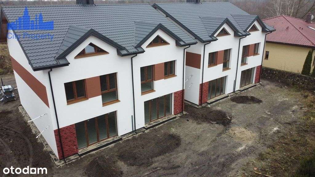 Bliźniak z garażem, poddaszem - media, klima!-10