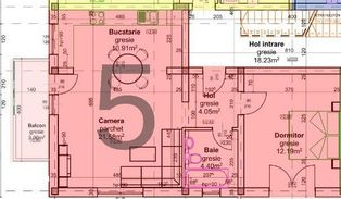 Apartament 2 camere -54mp utili etaj 1