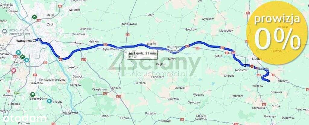 Działka, 1 365 m², Borki-Paduchy - Pełny obrazek: 4/5