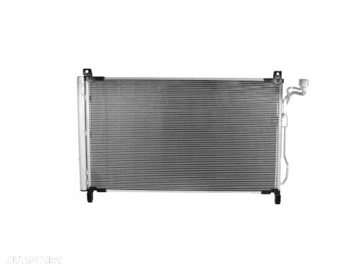 Condensator climatizare Nissan Murano, 10.2014-, motor 3.5 V6, 194 kw benzina, cutie automata, full aluminiu brazat, 705 (667) mmx416 (400) mmx12 mm mm, cu uscator si filtru integrat - 1