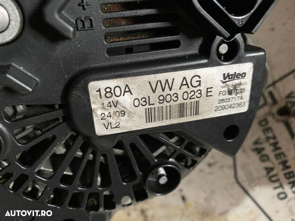 Alternator VW Passat B6 Motor CBD - 03L903023E (03L 903 023 E) - 4