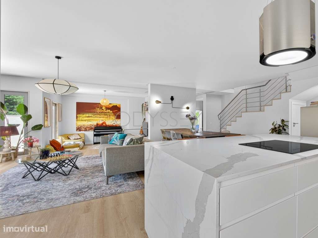 Villa entre litoral e campo com vista mar perto da Ericeira-14