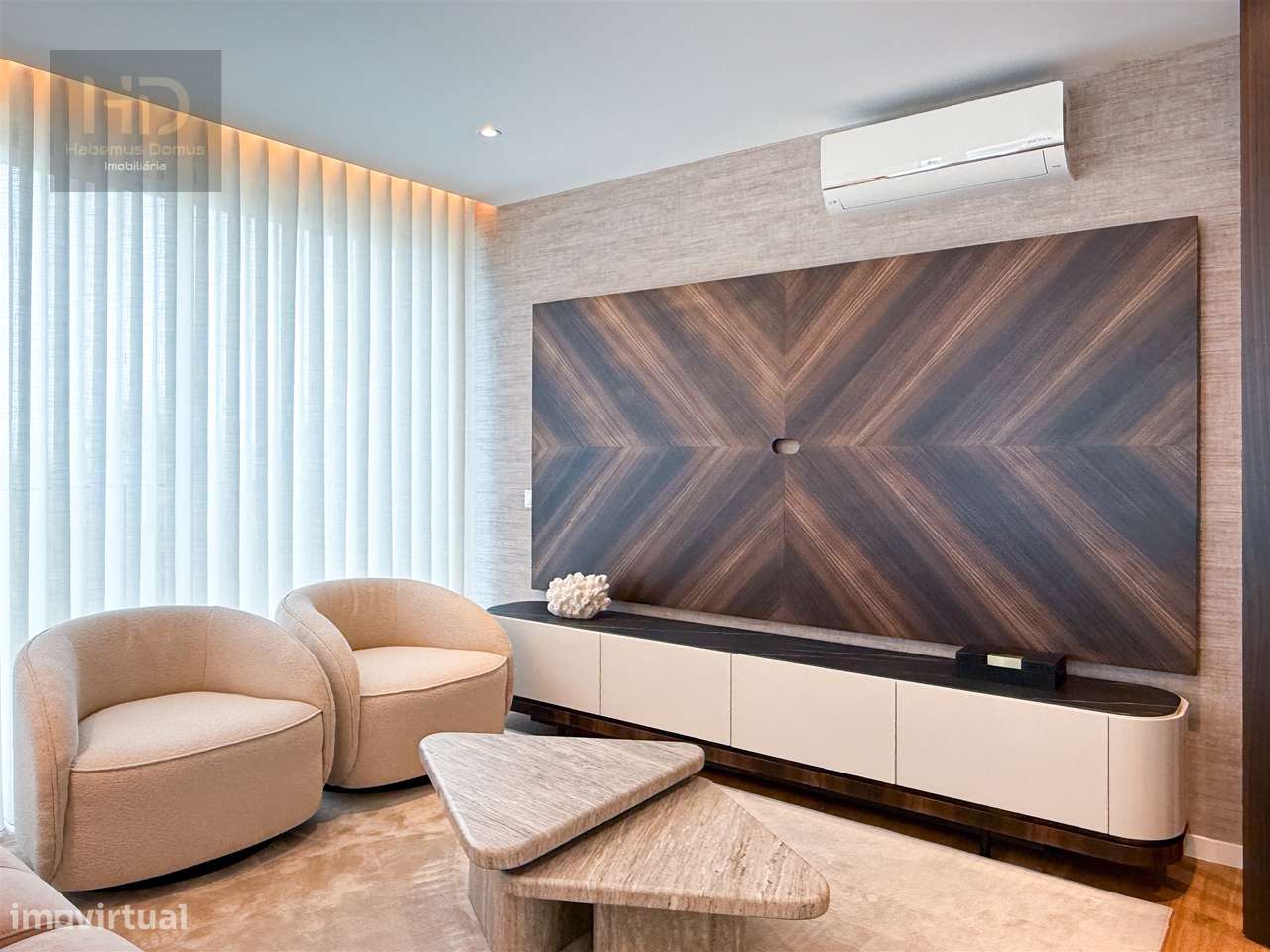 Apartamento T2 de luxo com vista mar e rio em Canidelo-49