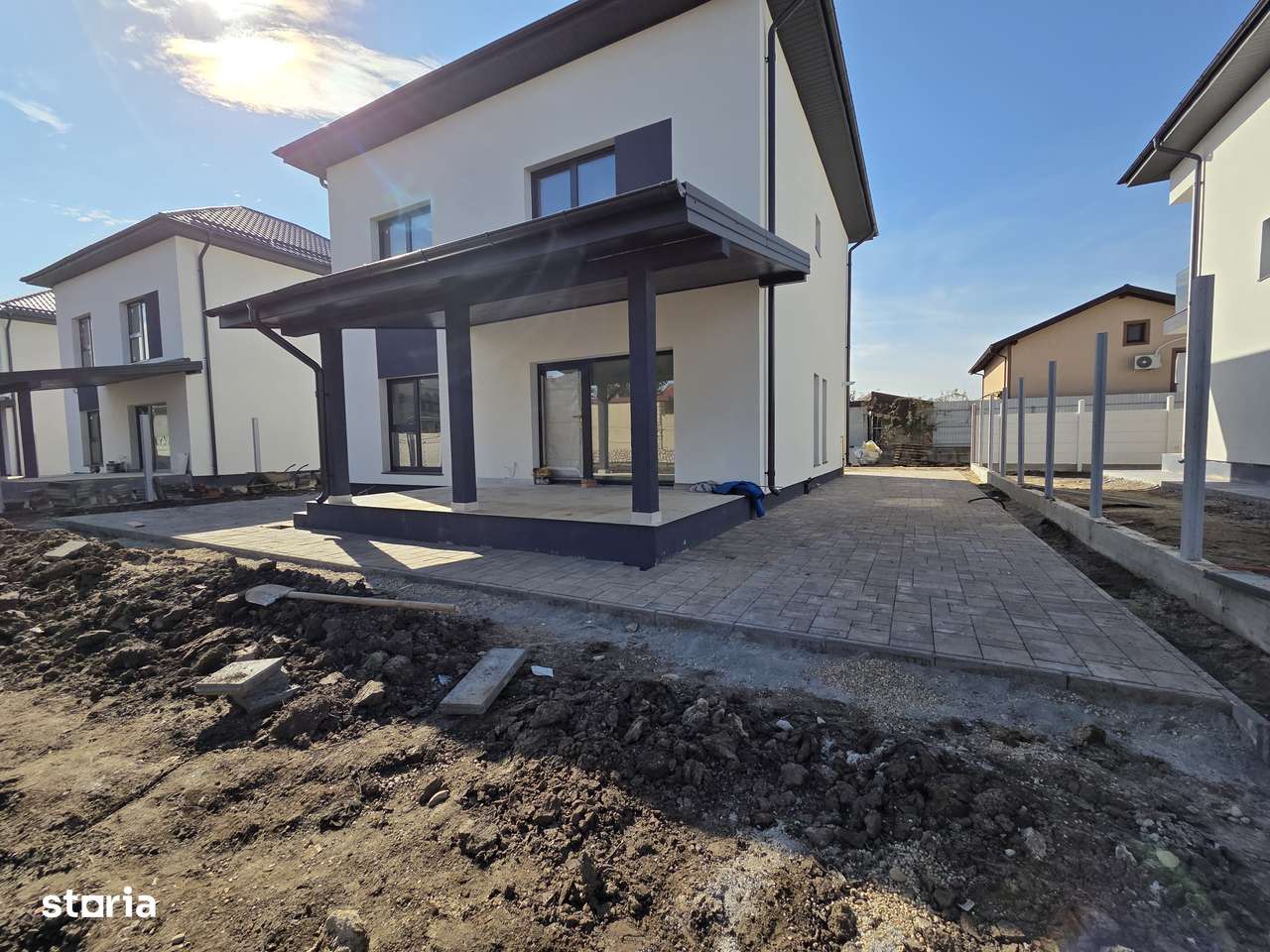 Casă individuală modernă Bragadiru – 5 camere, 3 bai teren 400 mp - Imagine principală: 4/19