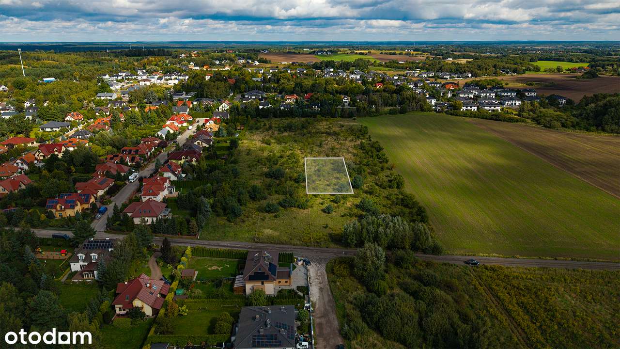 Morasko ul. Nad Różanym Potokiem Działka 1266 m². Plan Miejscowy