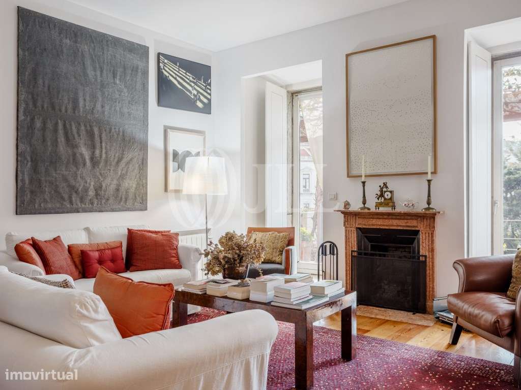 Apartamento T3+1, com jardim e piscina, no Príncipe Real - Grande imagem: 5/41