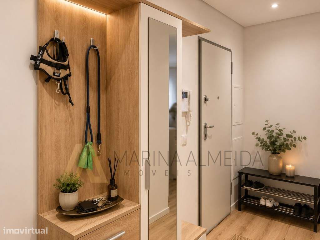 Apartamento T3 ( 4 assoalhadas), Semi- Novo com 2 varandas e arrend...-4