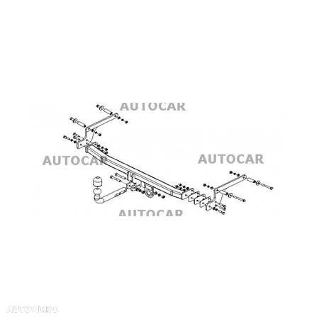 Carlig de remorcare pentru Dacia Logan sedan- sistem semidemontabil din 2004 pana 12.2012 - 6