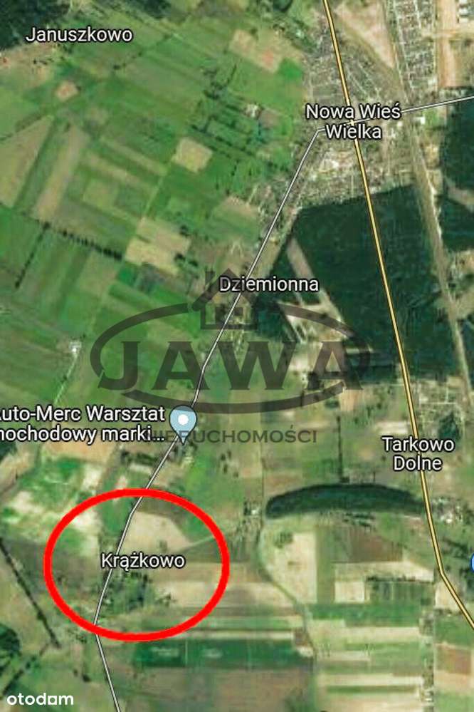 Krązkowo działka budowlana, media warunki zabudowy-8