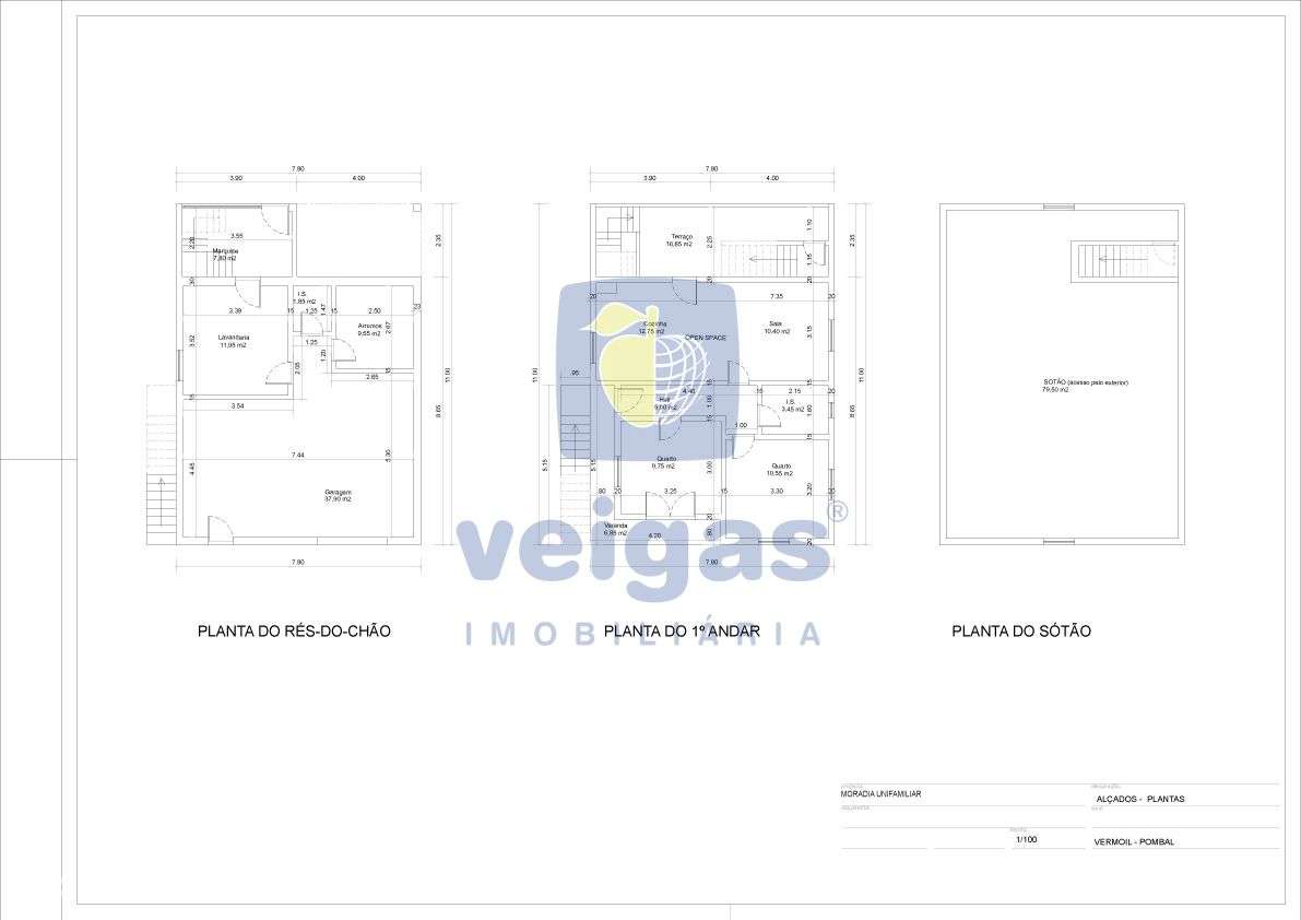 Moradia isolada T2 renovada, com terreno de 700m2 e garagem, em Vermoi-29