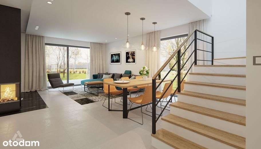 Przemyślany dom w otoczeniu zieleni – Myszków - Pełny obrazek: 5/12