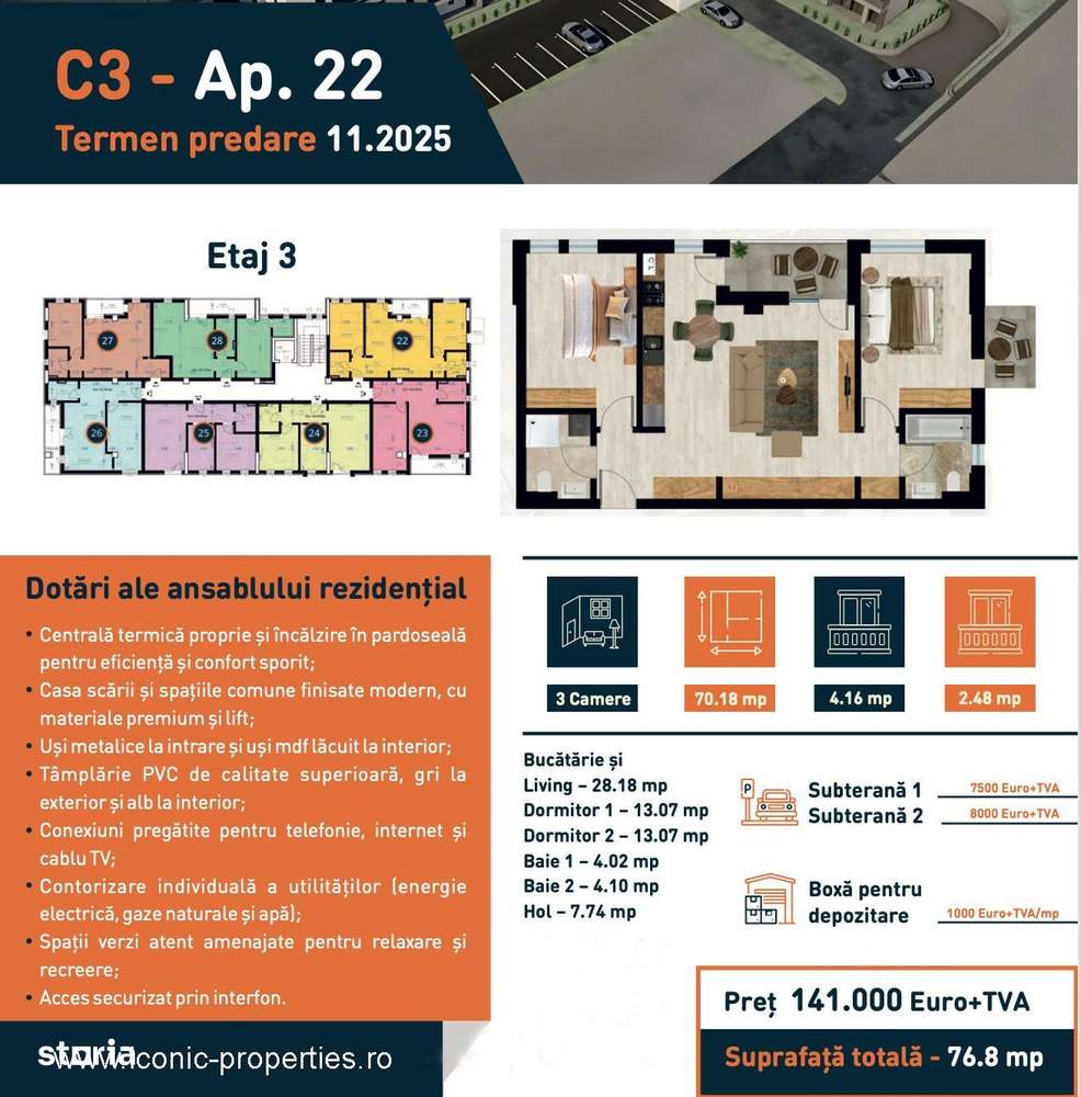 Ultimele apartamente disponibile, investitie sigura,  zona de top !-7