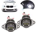 KIT DE ANGEL EYES EM LED 20W PARA BMW E90-E91 LCI - 1