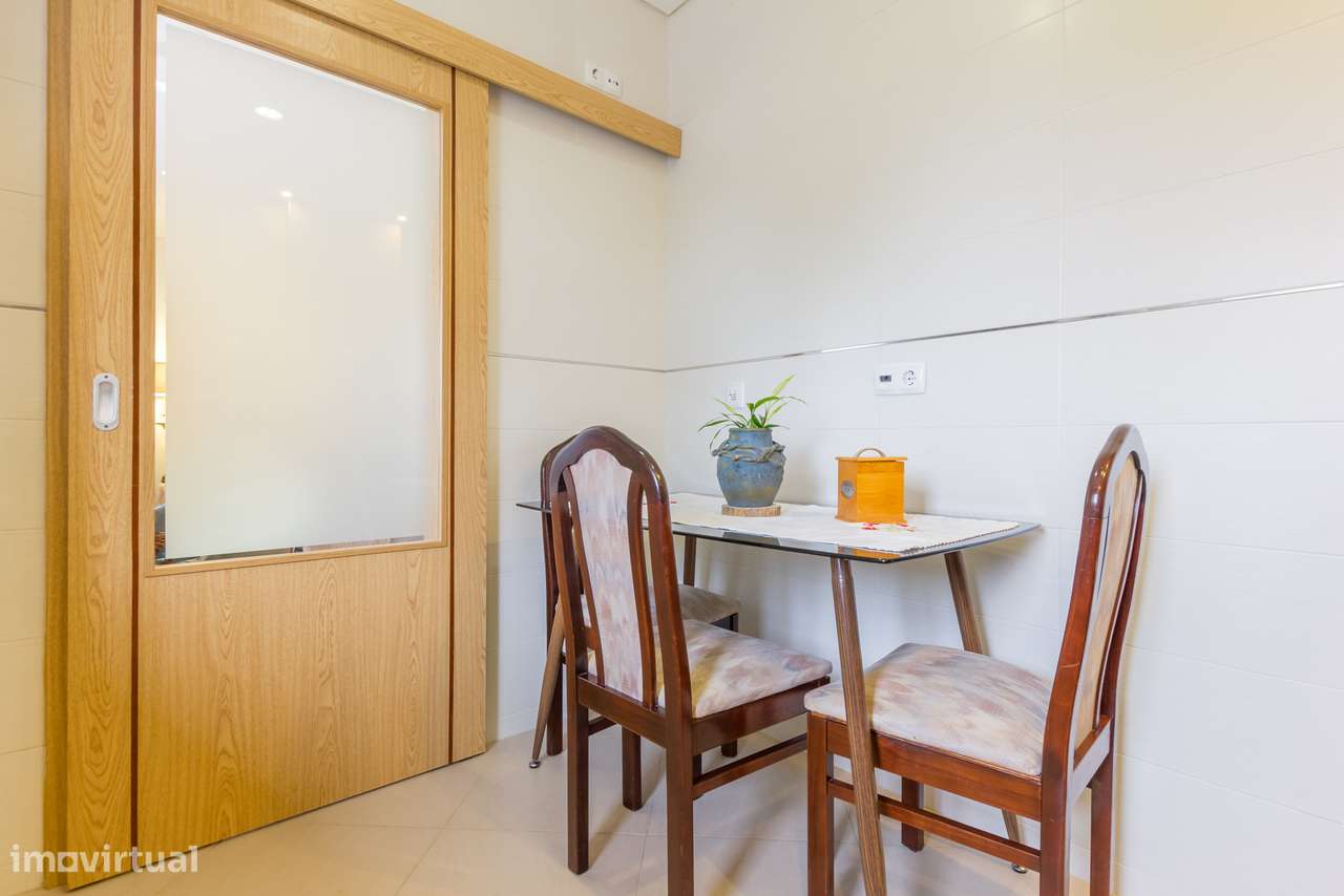 Excelente apartamento T2 duplex com terraço e quintal-14