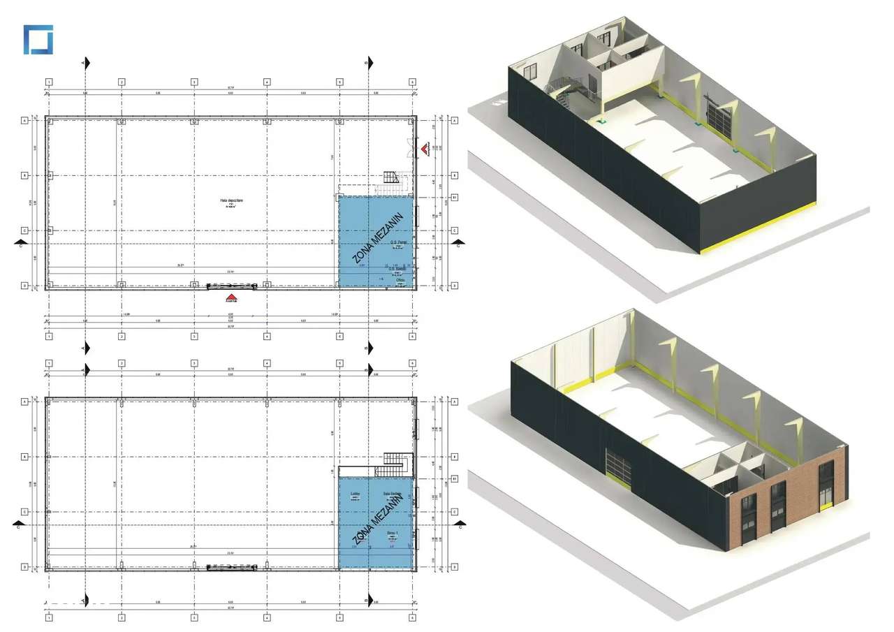 Hala Industrială Nouă 590 mp - Soluția Perfectă pentru Afacerea ta - Imagine principală: 5/7