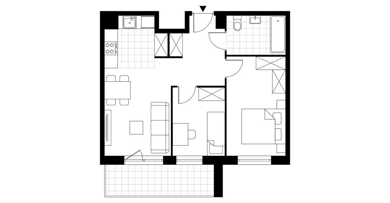Jemiołuszki Park| mieszkanie 3-pok. | M41 - Pełny obrazek: 4/8