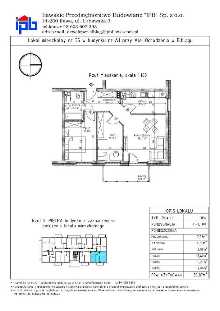 Kaskada Park | Mieszkanie 35 - Pełny obrazek: 2/7