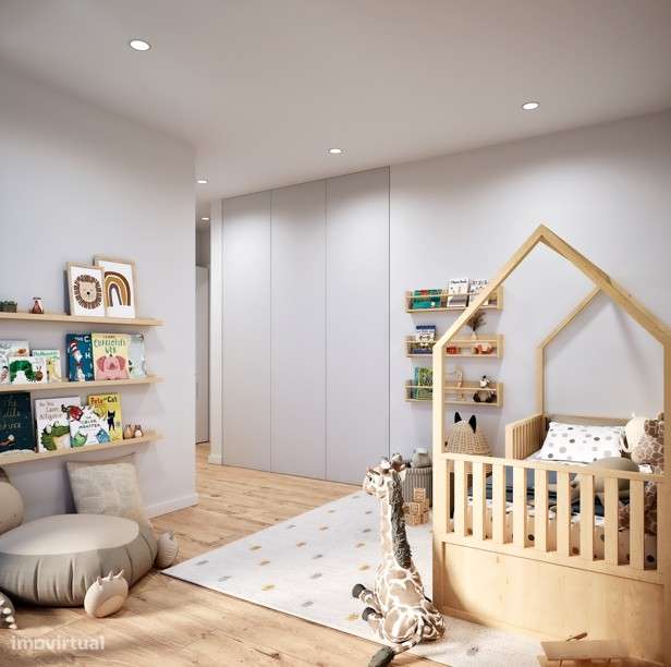 T1 Novo com Varanda (6m2) e 2 lugares de garagem em Canidelo-8