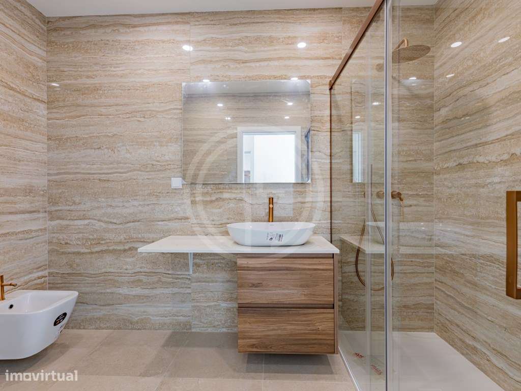 Apartamento T3 novo em condomínio com piscina, no centro de Vilamou...-17
