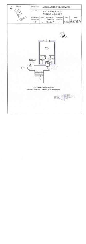 Mieszkanie na sprzedaż - Warszawa Smocza 4 m. 13-12