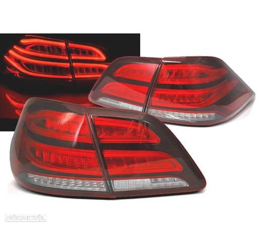 CONJUNTO DE FAROLINS PARA MERCEDES M CLASSE W166 11-15 LED BAR LEDS VERMELHO - 1