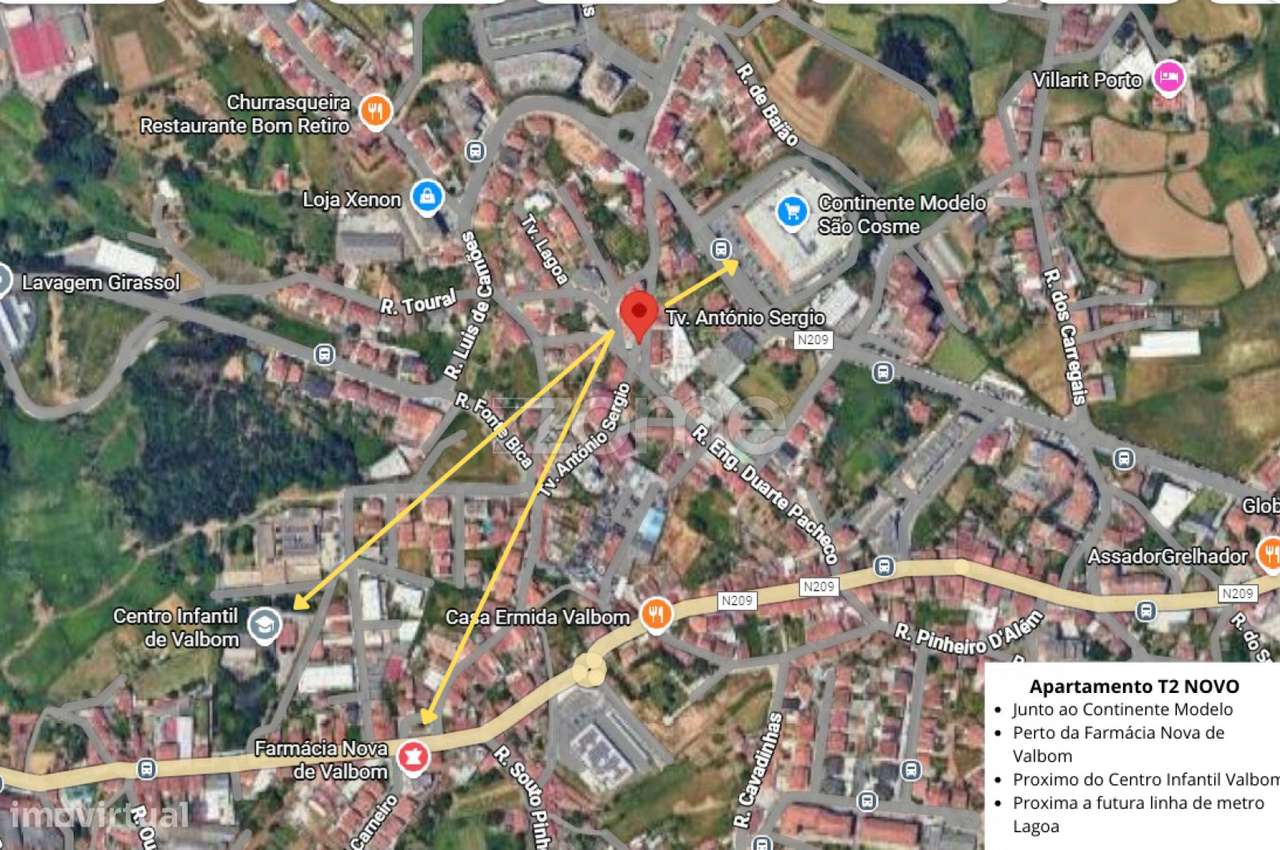 Apartamento T2 Novo junto a futura estação do metro de Lagoa, Gondo...-12