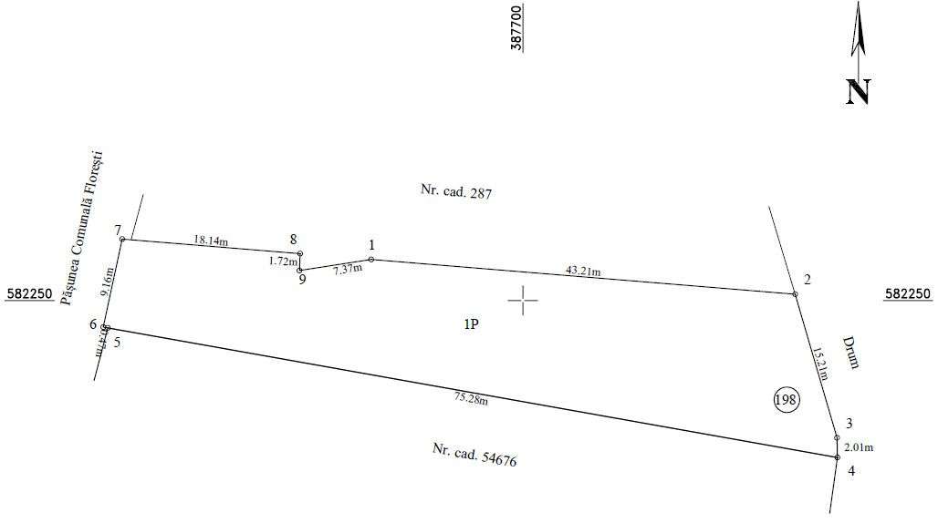 Teren intravilan 900 mp,  Sf Ion - Imagine principală: 3/3