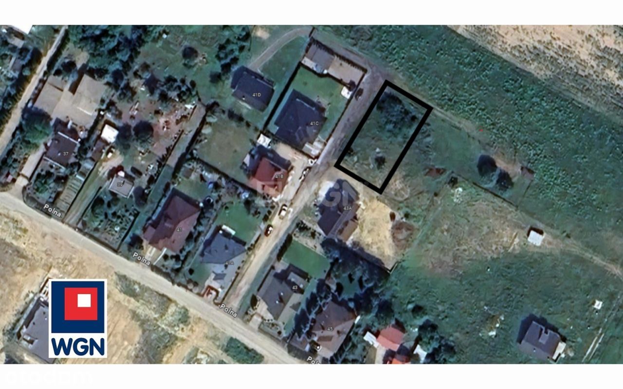 Działka, 842 m², Brodnica
