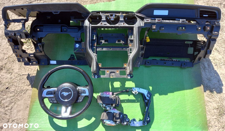 Konsola Deska Rozdzielcza 2x Pas Bezpieczeństwa 3x Airbag Poduszka Ford Mustang VI GT - 5