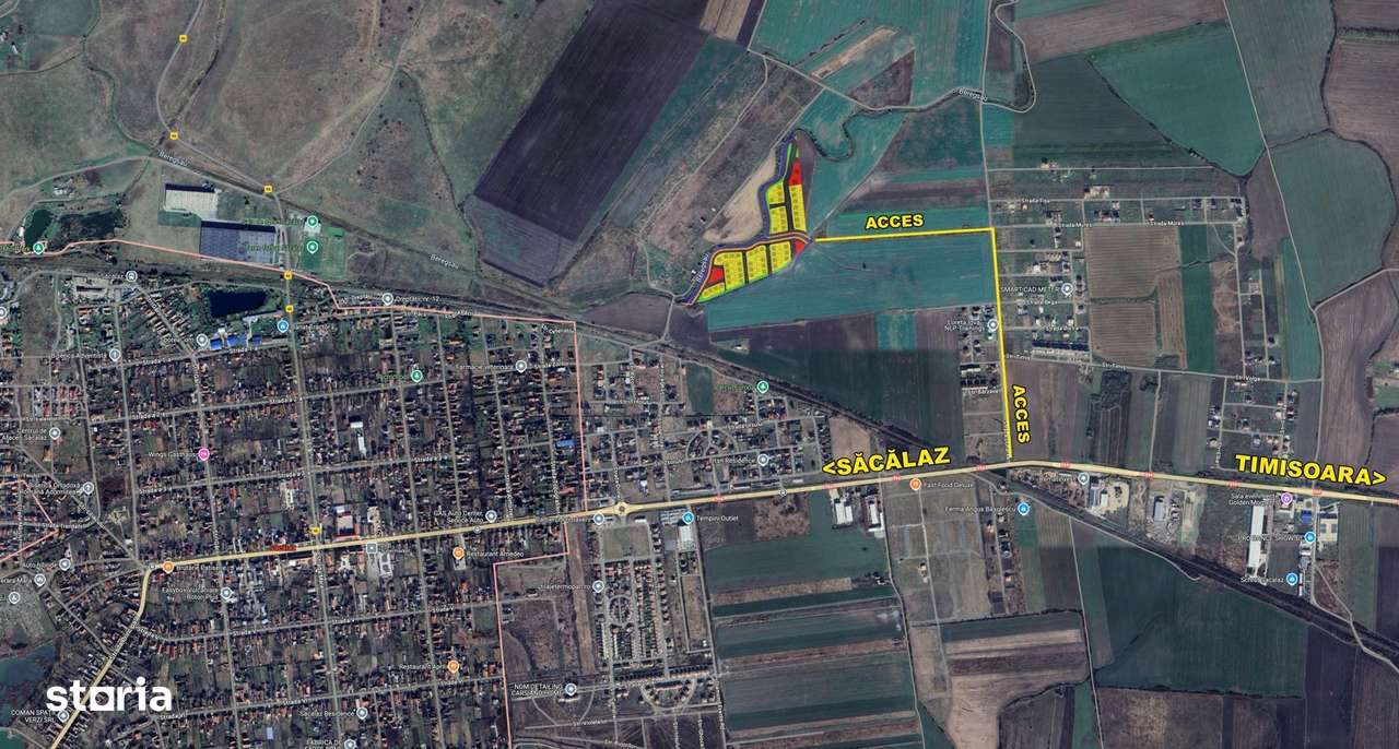 Terenuri in rate-Sacalaz - Imagine principală: 3/5