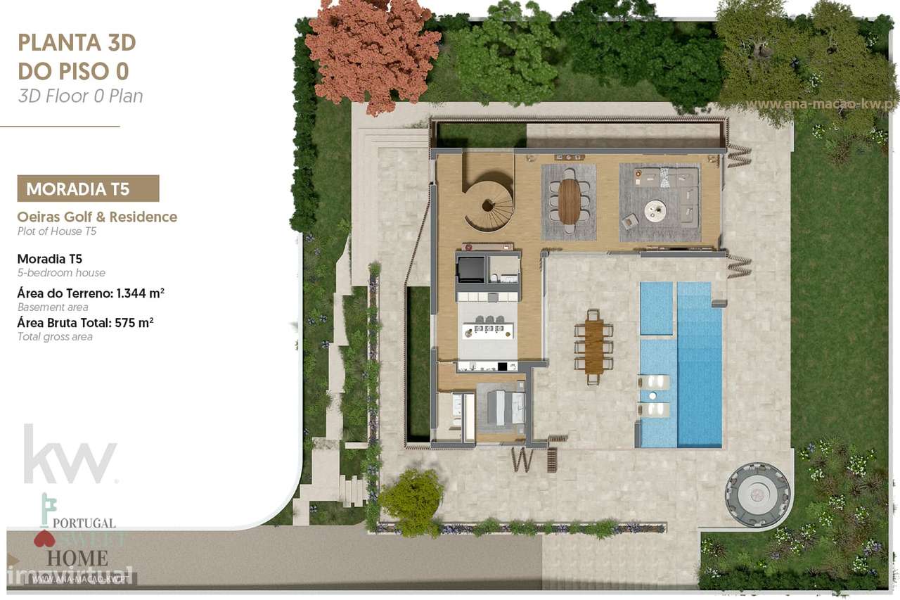 Moradia de Luxo T5, com Piscina e Garagem para 2 viaturas, Lote 33-30