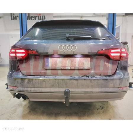 Carlig de remorcare pentru AUDI A 4 - 4usi, combi, 4x4, allroad - sistem semidemontabil - cu suruburi - din 2015/- - 7