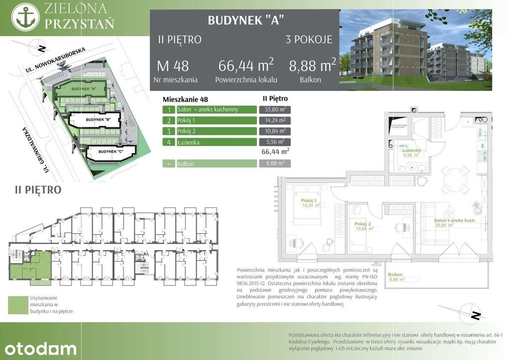 Nowe mieszkanie 3-pokojowe - Zielona Przystań (48)