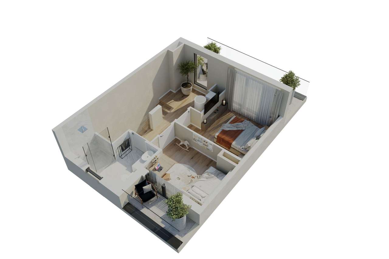 Baranówek 5 pokoi, 2 tarasy, z miejscem postojowym i komórką lok.-5