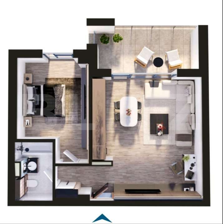 Apartament de vanzare, cu 2 camere, 56 mp, zona Torontalului - Imagine principală: 1/1