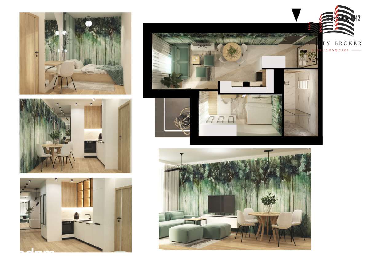 41,70 m2 - Zielone Tarasy Botanik ** Przedsprzedaż - Pełny obrazek: 3/5