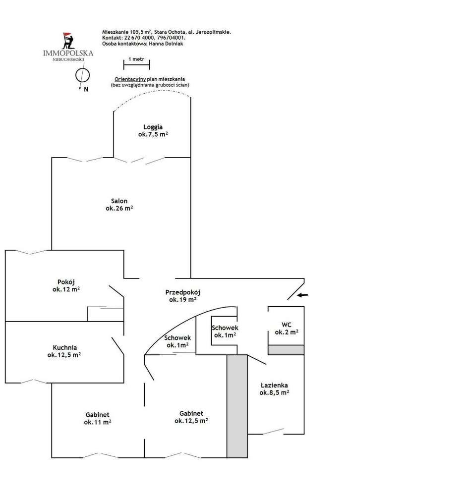 Jerozolimskie, 4-pokoje na Ochocie z garażem-1