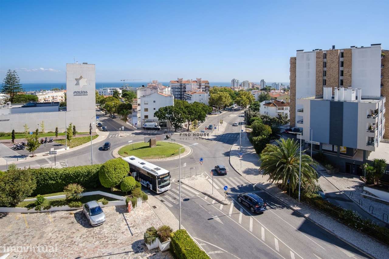 T2 com vista mar, garagem e arrecadação em Condomínio com piscina e ja-41