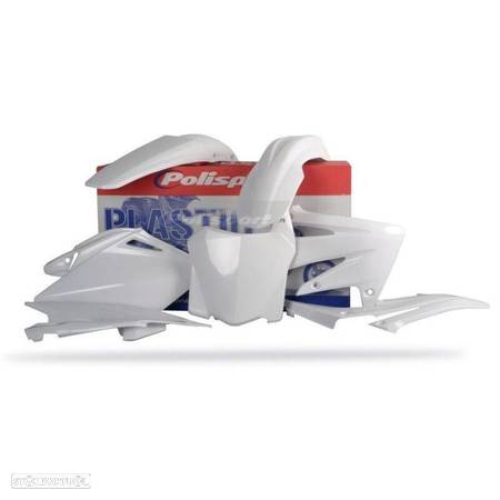 kit plasticos polisport branco honda crf 250r - 1