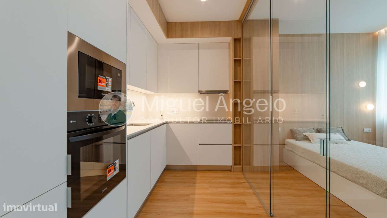 Apartamento T0 totalmente novo e mobiliado com lugar de garagem, Porto-6